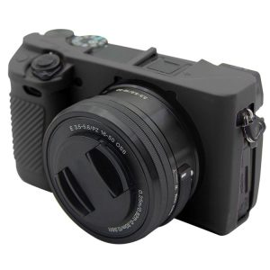 PULUZ Soft Silicone Protective Case for Sony ILCE-6300 / A6400 (Black)