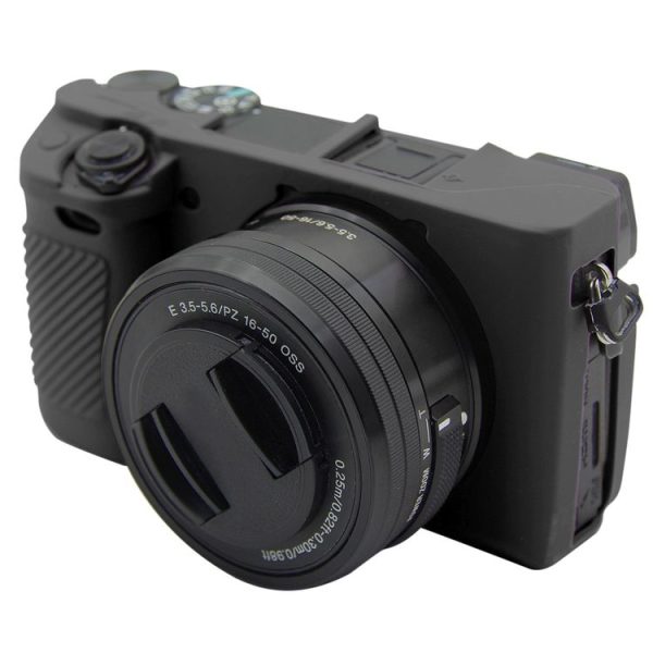 PULUZ Soft Silicone Protective Case for Sony ILCE-6300 / A6400 (Black)