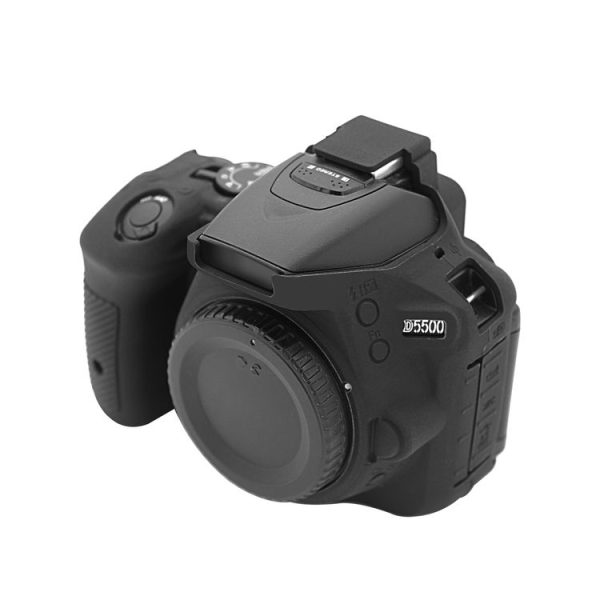 PULUZ Soft Silicone Protective Case for Nikon D5500 / D5600 (Black) - Image 2