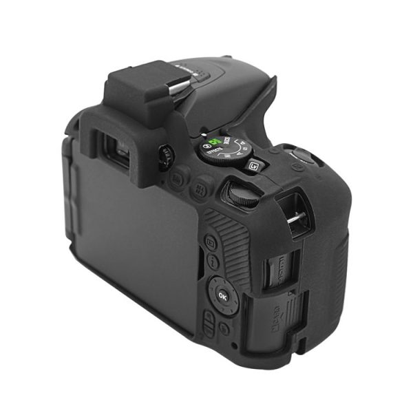 PULUZ Soft Silicone Protective Case for Nikon D5500 / D5600 (Black) - Image 3