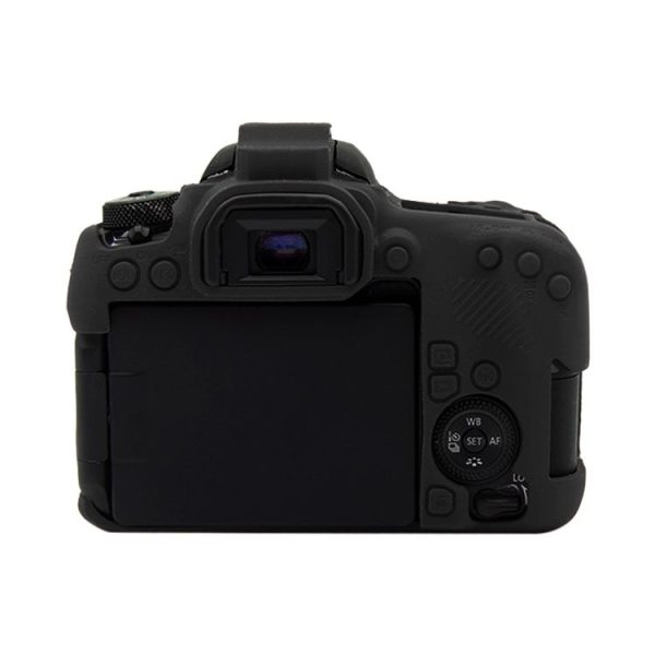PULUZ Soft Silicone Protective Case for Canon EOS 77D (Black) - Image 3