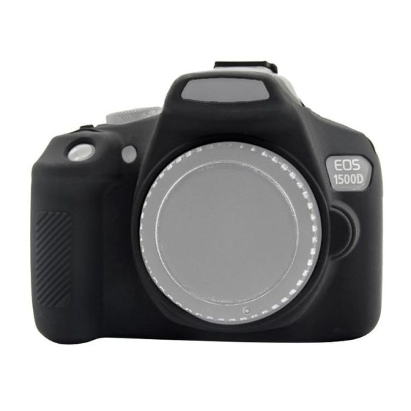 PULUZ Soft Silicone Protective Case for Canon EOS 1300D / 1500D (Black)