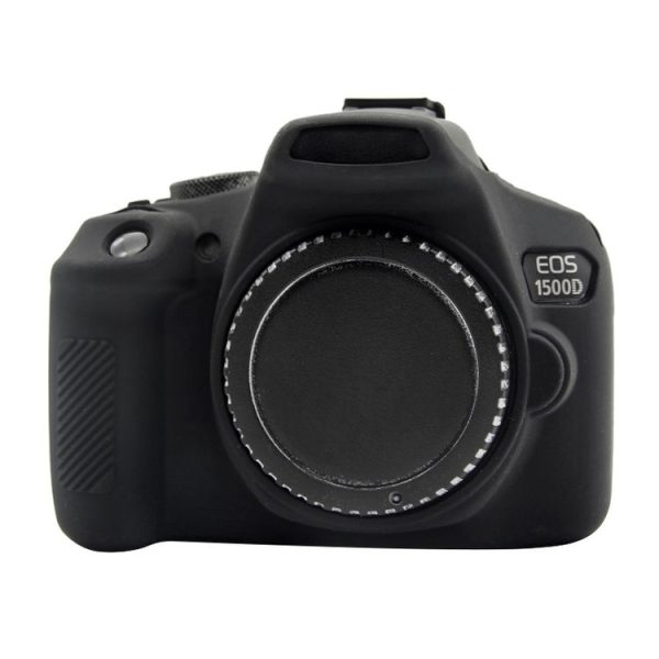 PULUZ Soft Silicone Protective Case for Canon EOS 1300D / 1500D (Black) - Image 2