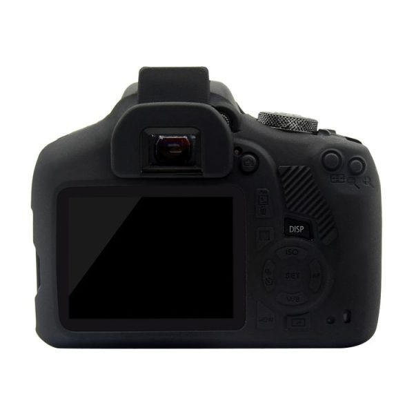 PULUZ Soft Silicone Protective Case for Canon EOS 1300D / 1500D (Black) - Image 3