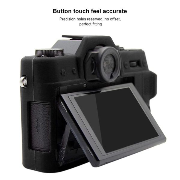 PULUZ Soft Silicone Protective Case for FUJIFILM XT10 (Black) - Image 5