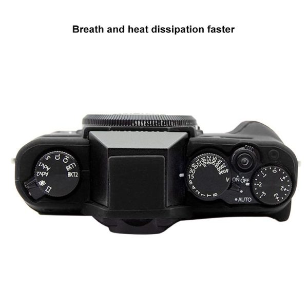 PULUZ Soft Silicone Protective Case for FUJIFILM XT10 (Black) - Image 6