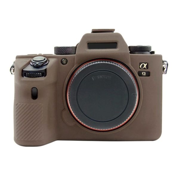 PULUZ Soft Silicone Protective Case for Sony A9 (ILCE-9) / A7 III / A7R III (Coffee) - Image 2