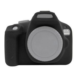 PULUZ Soft Silicone Protective Case for Canon EOS 3000D / 4000D (Black)