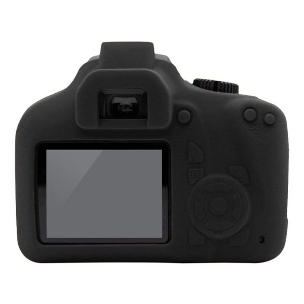 PULUZ Soft Silicone Protective Case for Canon EOS 3000D / 4000D (Black) - Image 3