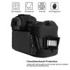 PULUZ Soft Silicone Protective Case for Canon EOS R (Black) - Image 4