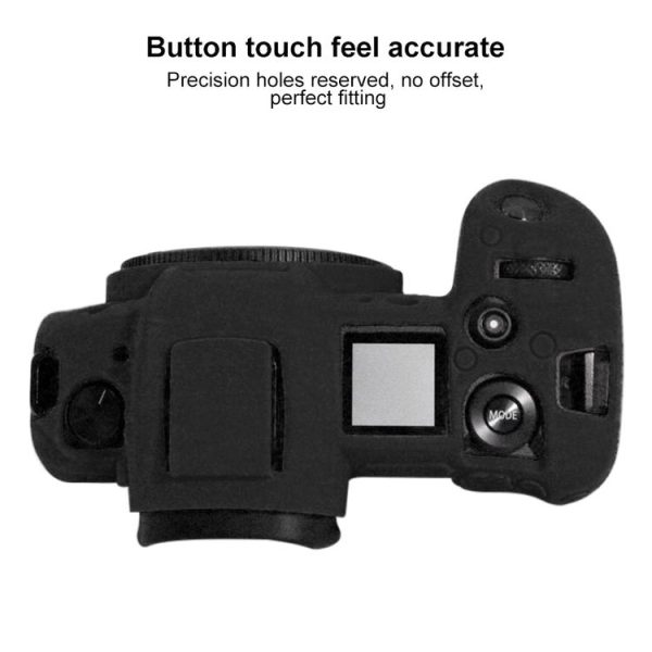 PULUZ Soft Silicone Protective Case for Canon EOS R (Black) - Image 5