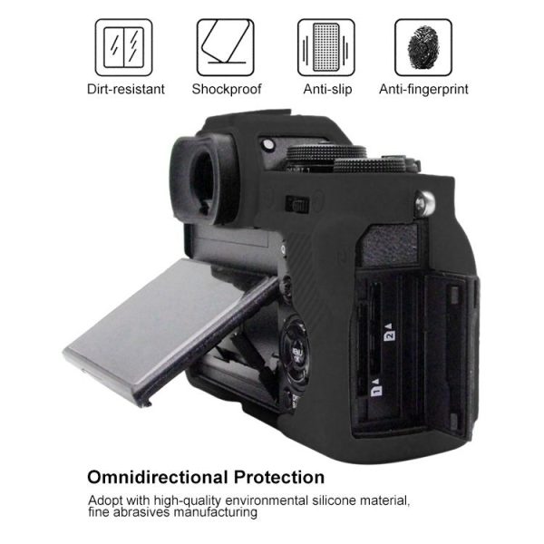 PULUZ Soft Silicone Protective Case for FUJIFILM XT3 (Black) - Image 4
