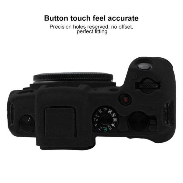 PULUZ Soft Silicone Protective Case for Canon EOS RP (Black) - Image 5