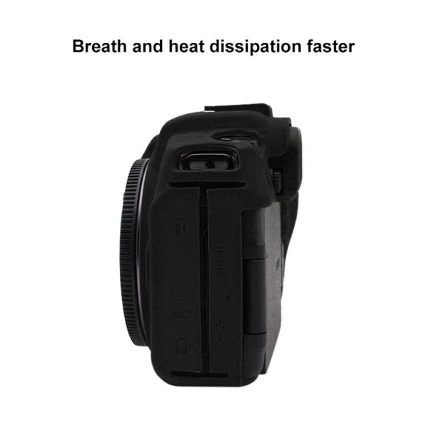 PULUZ Soft Silicone Protective Case for Canon EOS RP (Black) - Image 6