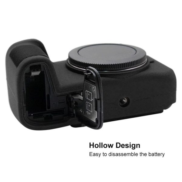 PULUZ Soft Silicone Protective Case for Canon EOS RP (Black) - Image 7