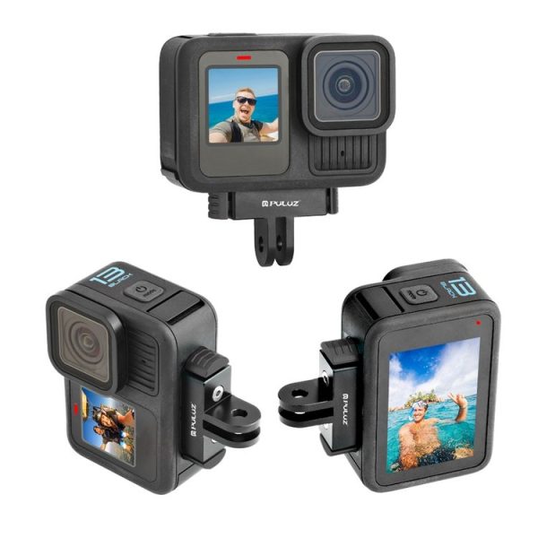 GoPro HERO13 Black PULUZ Magnetic Quick Release Base Mount (Black) - Image 5