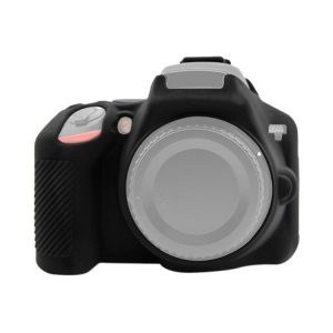 PULUZ Soft Silicone Protective Case for Nikon D3500 (Black)