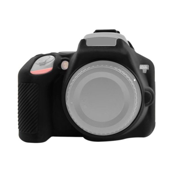 PULUZ Soft Silicone Protective Case for Nikon D3500 (Black)