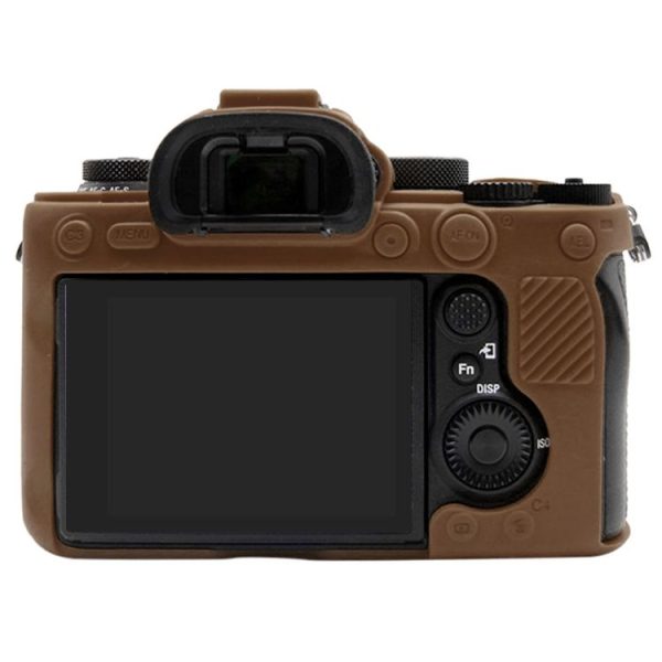 PULUZ Soft Silicone Protective Case for Sony ILCE-9M2 / Alpha 9 II / A92 (Coffee) - Image 3