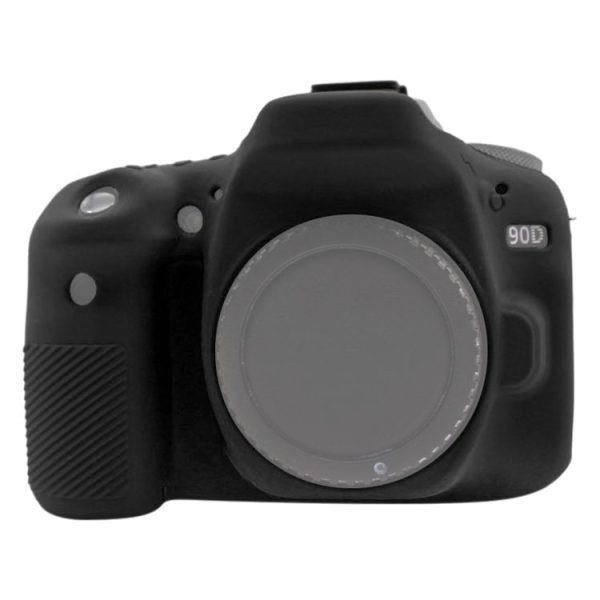 PULUZ Soft Silicone Protective Case for Canon EOS 90D (Black)