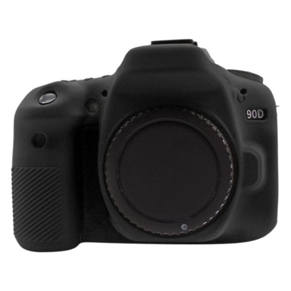 PULUZ Soft Silicone Protective Case for Canon EOS 90D (Black) - Image 2