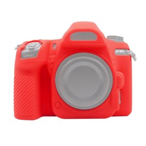 PULUZ Soft Silicone Protective Case for Nikon D780 (Red)
