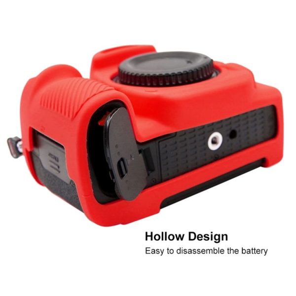 PULUZ Soft Silicone Protective Case for Nikon D780 (Red) - Image 7