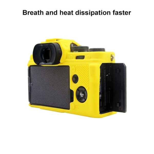 PULUZ Soft Silicone Protective Case for Fujifilm X-T4 (Yellow) - Image 6