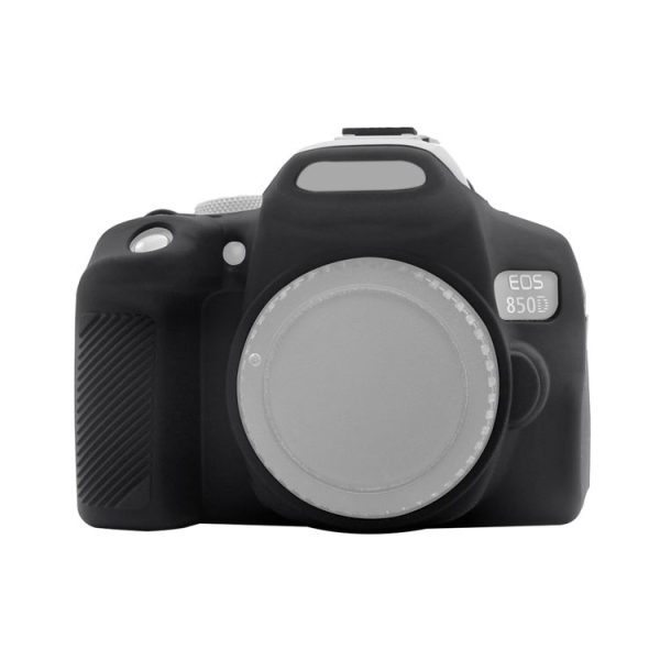 PULUZ Soft Silicone Protective Case for Canon EOS 850D (Black)