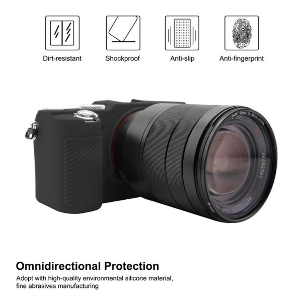 PULUZ Soft Silicone Protective Case for Sony A7C / ILCE-7C (Black) - Image 3