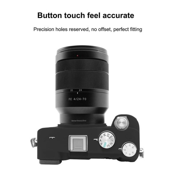 PULUZ Soft Silicone Protective Case for Sony A7C / ILCE-7C (Black) - Image 4
