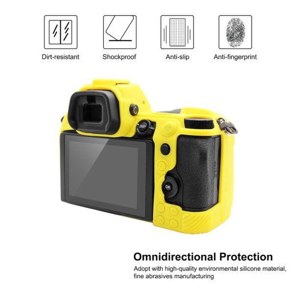 PULUZ Soft Silicone Protective Case for Nikon Z6 II (Yellow) - Image 4