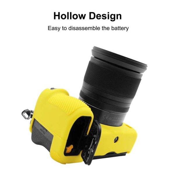 PULUZ Soft Silicone Protective Case for Nikon Z6 II (Yellow) - Image 7