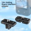 Insta360 X4 PULUZ Quick Release 1 / 4 inch Folding Base (Black) - Image 5