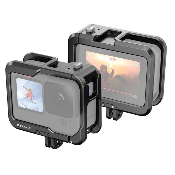 GoPro HERO13 Black / 12 Black / 11 Black / 10 Black / 9 Black PULUZ Metal Camera Cage (Black)