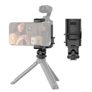 DJI OSMO Pocket 3 PULUZ Protective Frame Expansion Phone Clamp, Compatible with Tripod Pole (Black)