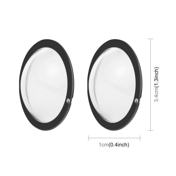 Insta360 X3 PULUZ Lens Guard PC Protective Cover (Black) - Image 2