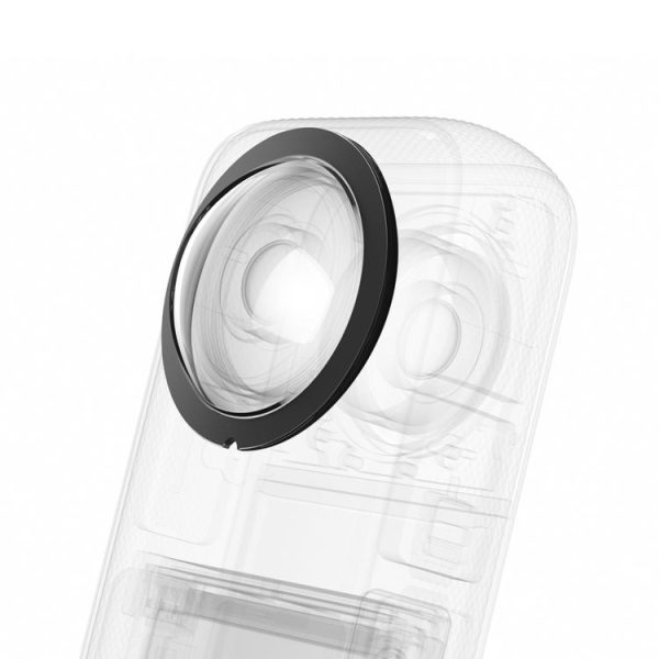 Insta360 X3 PULUZ Lens Guard PC Protective Cover (Black) - Image 5