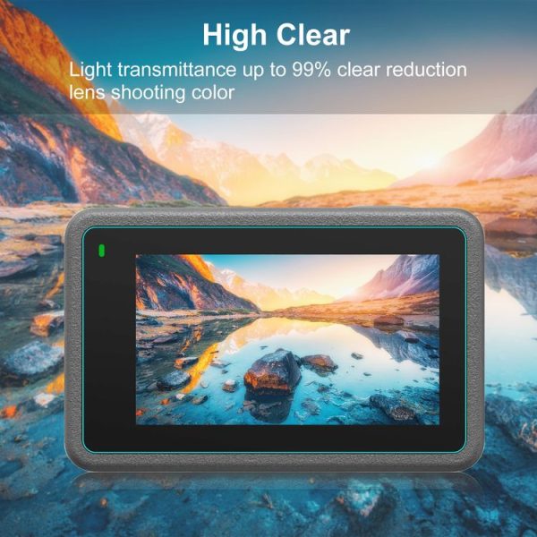 DJI Osmo Action 3 PULUZ 3-in-1 Lens Front and Back Screen Tempered Glass Explosion-proof Film - Image 8