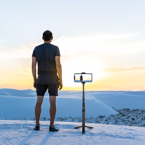 PULUZ 70cm Metal Selfie Stick Monopod with Invisible Adapter Base & Screw for Insta360 One RS / X2 / X3 - Image 7