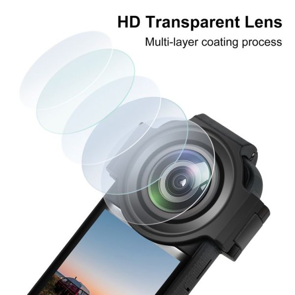 Insta360 X3 PULUZ Upgrade Optical Glass Lens Guard Protective Cover - Image 5