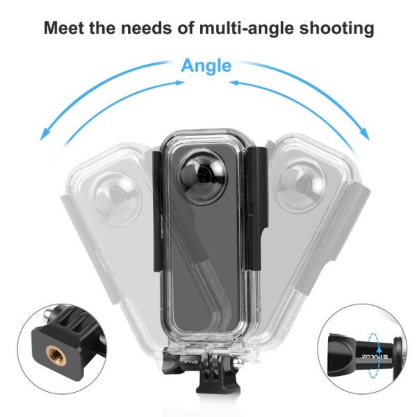 Insta360 X3 PULUZ 30m Underwater Waterproof Housing Case - Image 3