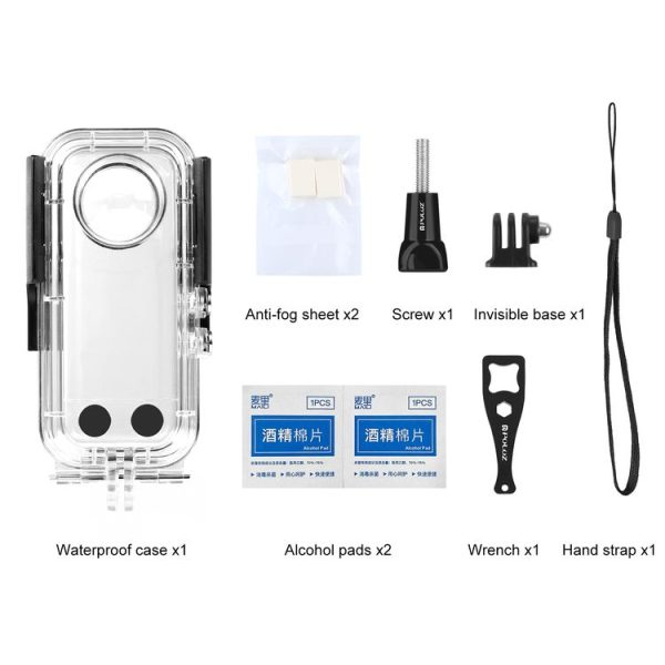 Insta360 X3 PULUZ 30m Underwater Waterproof Housing Case - Image 7