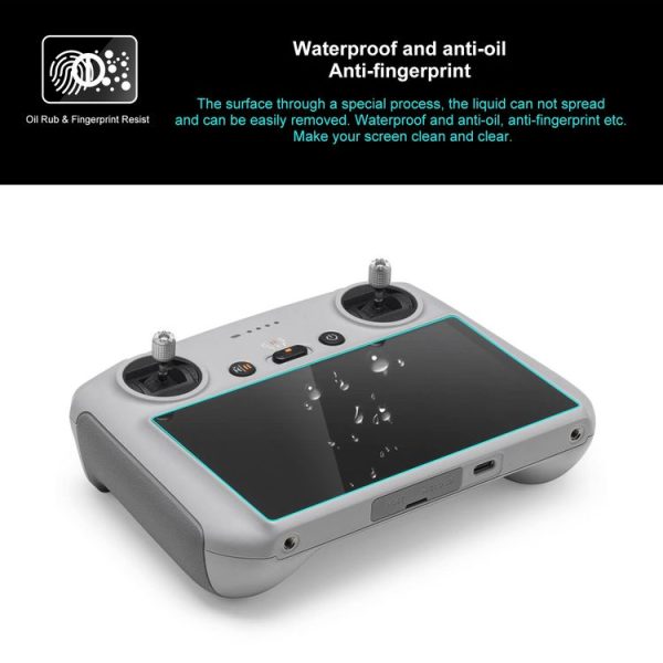 DJI RC / RC 2 PULUZ Remote Control Screen Tempered Glass Film (Transparent) - Image 3