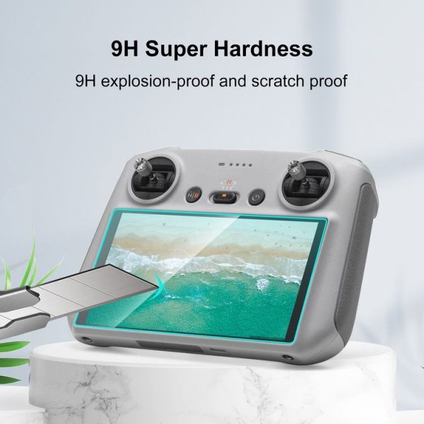 DJI RC / RC 2 PULUZ Remote Control Screen Tempered Glass Film (Transparent) - Image 4