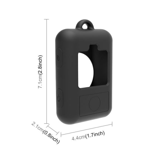PULUZ Silicone Protective Case for Insta360 One X / X2 / X3 / RS Remote Control (Black) - Image 2