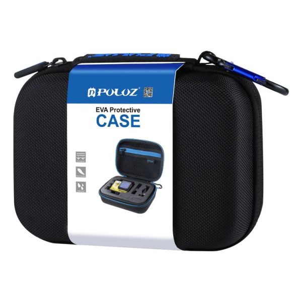 PULUZ Waterproof Carrying and Travel Case for GoPro, DJI Osmo Action and other Sport Cameras Accessories, Small Size: 16cm x 12cm x 7cm (Black) - Image 8