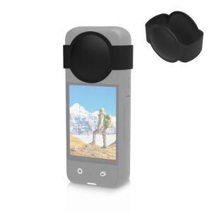Insta360 X3 PULUZ Silicone Lens Body Lens Guard Protective Cover (Black)