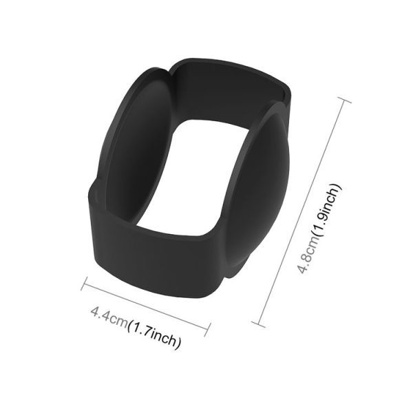 Insta360 X3 PULUZ Silicone Lens Body Lens Guard Protective Cover (Black) - Image 2