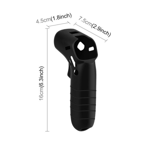 DJI RC Motion 2 / DJI Avata / FPV Rocker PULUZ Silicone Protective Case (Black) - Image 2